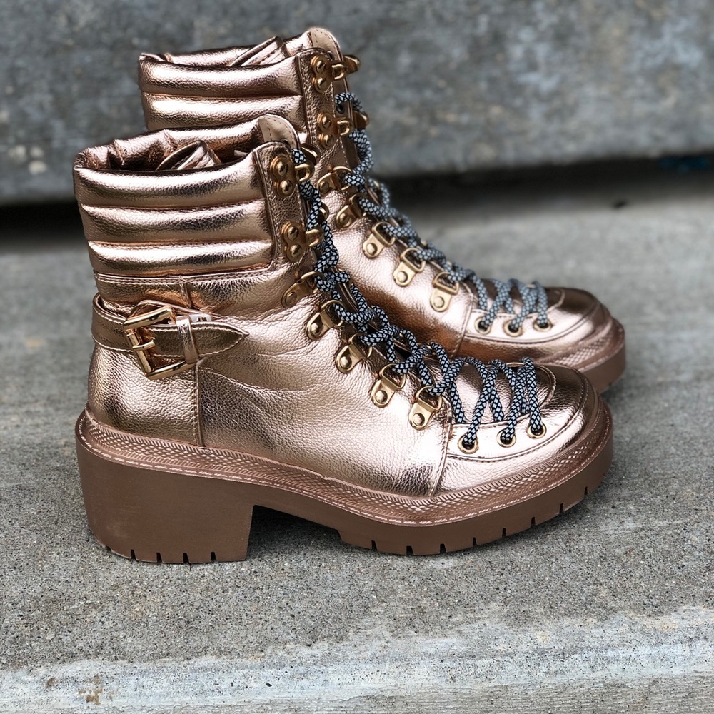 Rose Gold Statement Boot